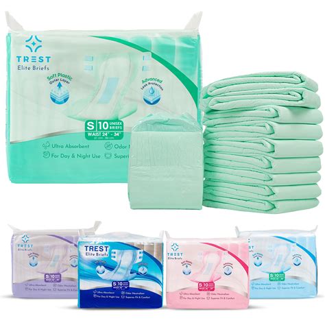 TREST Elite Briefs for Men and Women, Overnight Diapers for ...